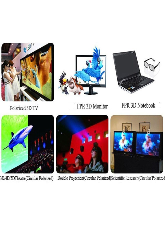 Circular Polarized Clip on 3D Glasses for RealD Best Performance and fit available - Image 3