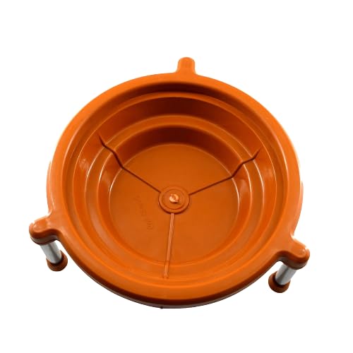 Xnim Xnim Multipurpose Matka StandPlant Pot Stand Brown Plastic 2 Levels Kitchen Garden  - Image 1