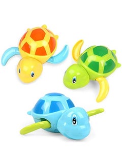 FYLX Bath Toys for Toddlers 1 2 3 4 5 Years OldPool Toys for KidsBaby Funny Wind Up Swimming Turtle Bath ToyCute Floating Bathtub Water Toys for Preschool Child Boys Girls 3 )  - Image 1