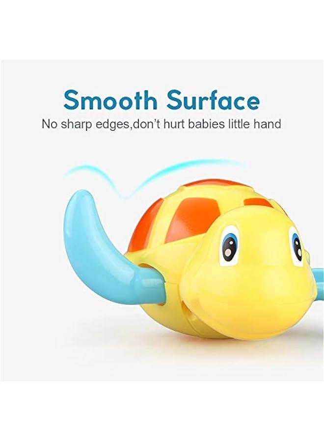 FYLX Bath Toys for Toddlers 1 2 3 4 5 Years OldPool Toys for KidsBaby Funny Wind Up Swimming Turtle Bath ToyCute Floating Bathtub Water Toys for Preschool Child Boys Girls 3 ) - Image 4