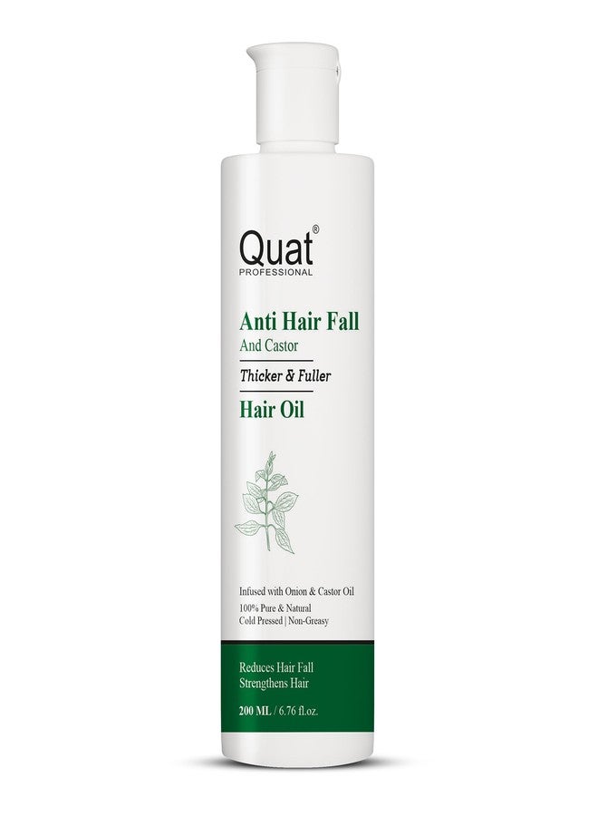 QUAT Anti Hair Fall & Castor Hair Growth Oil, Thicker & Fuller Hair, Hair Oil (200 ml) - Image 1