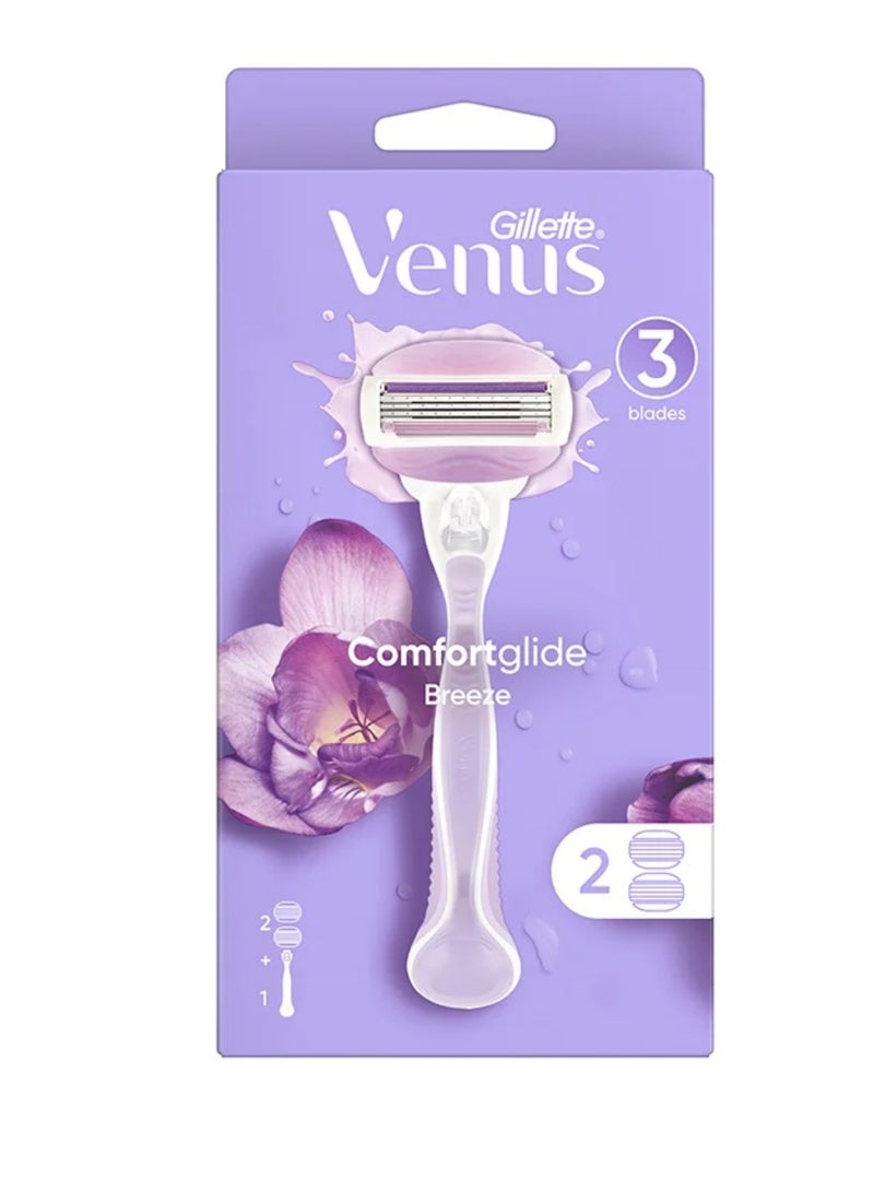 فينوس طقم شفرات فينوس كومفورت جلايد بريز من قطعتين - Image 1