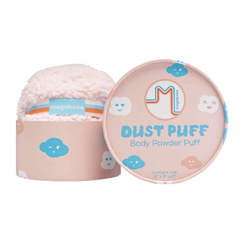 Megababe Body Powder Applicator - Dust Puff | Oversize (6â€ x 3â€) Powder Puff | Powder Sold Separately - Image 1