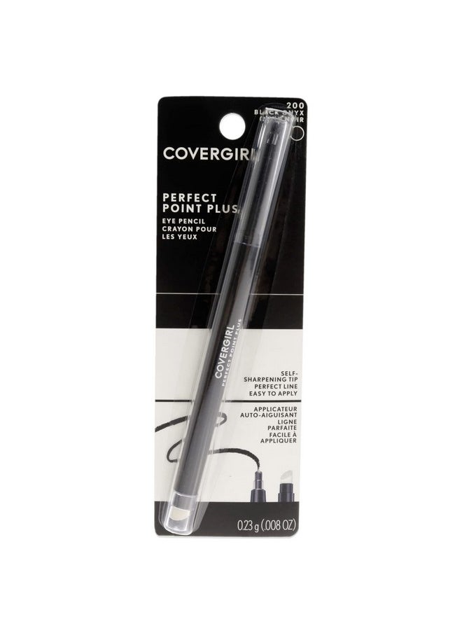CoverGirl CoverGirl Perfect Point Plus Eyeliner Pencil, Black Onyx, Long-Lasting, Versatile Black Eyeliner, Soft Smudging Tip, No Sharpening Needed, Pack of 1  - Image 1
