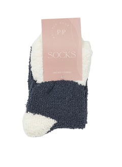 Prickly Pear Prickly Pear Navy Cozy Slipper Sock, Womens, One Size Fits Most  - Image 5