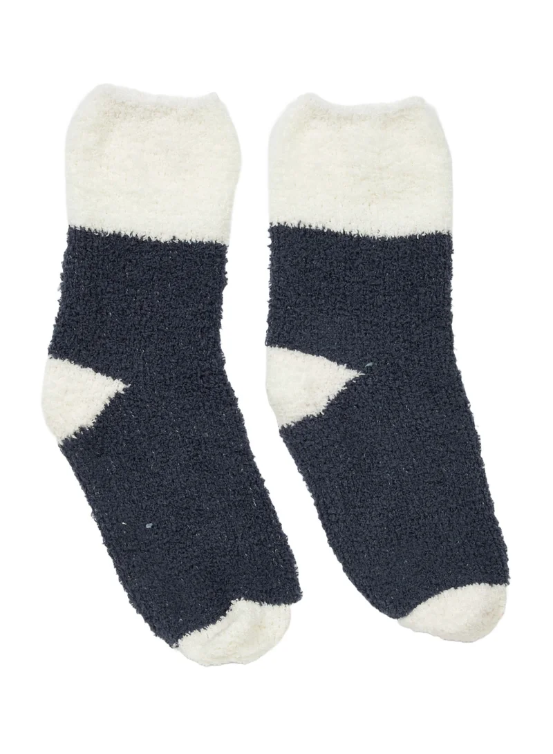 Prickly Pear Prickly Pear Navy Cozy Slipper Sock, Womens, One Size Fits Most