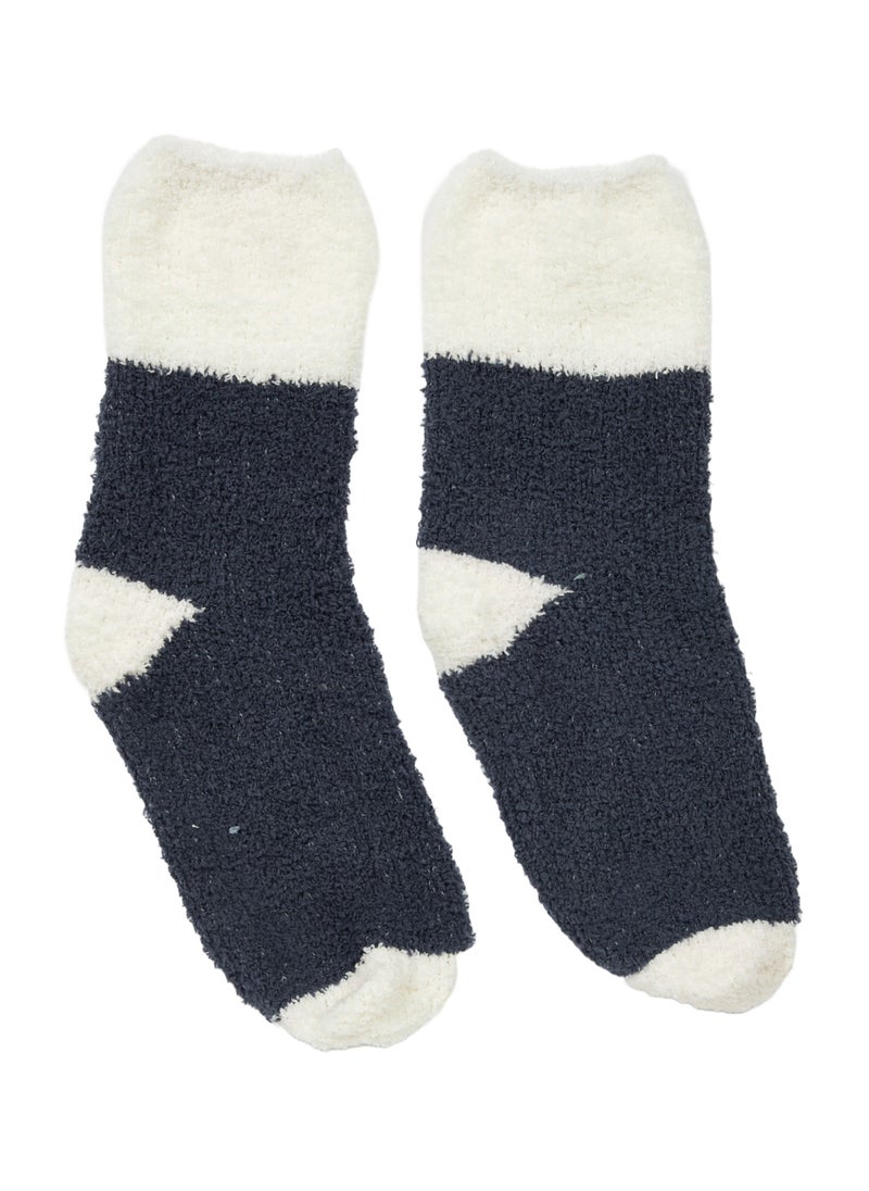 Prickly Pear Prickly Pear Navy Cozy Slipper Sock, Womens, One Size Fits Most  - Image 4