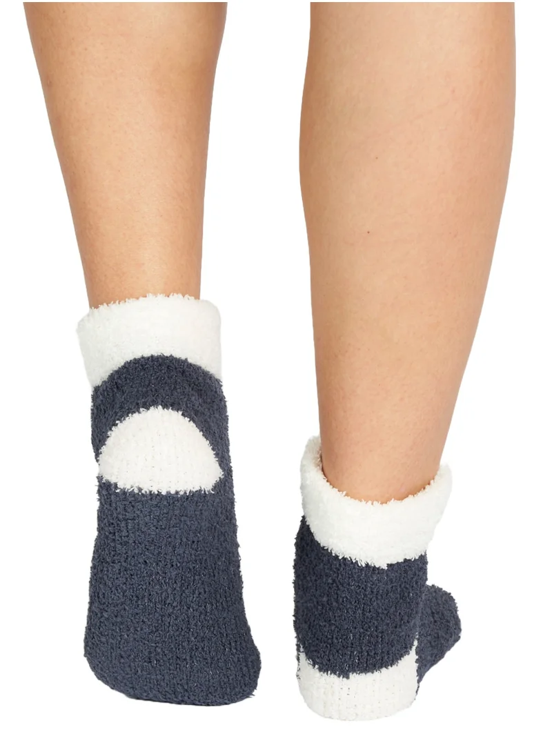 Prickly Pear Prickly Pear Navy Cozy Slipper Sock, Womens, One Size Fits Most