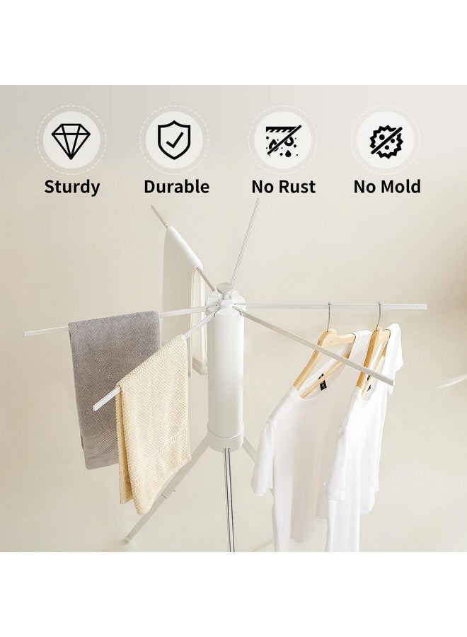 JOOM Clothes Drying Rack Portable Foldable - Drying Rack Clothing Space Saving,Collapsible Drying Rack for Laundry,Travel,Indoor,Outdoor. Folding Clothing Rack Home and Travel (Small Silver) - Image 2