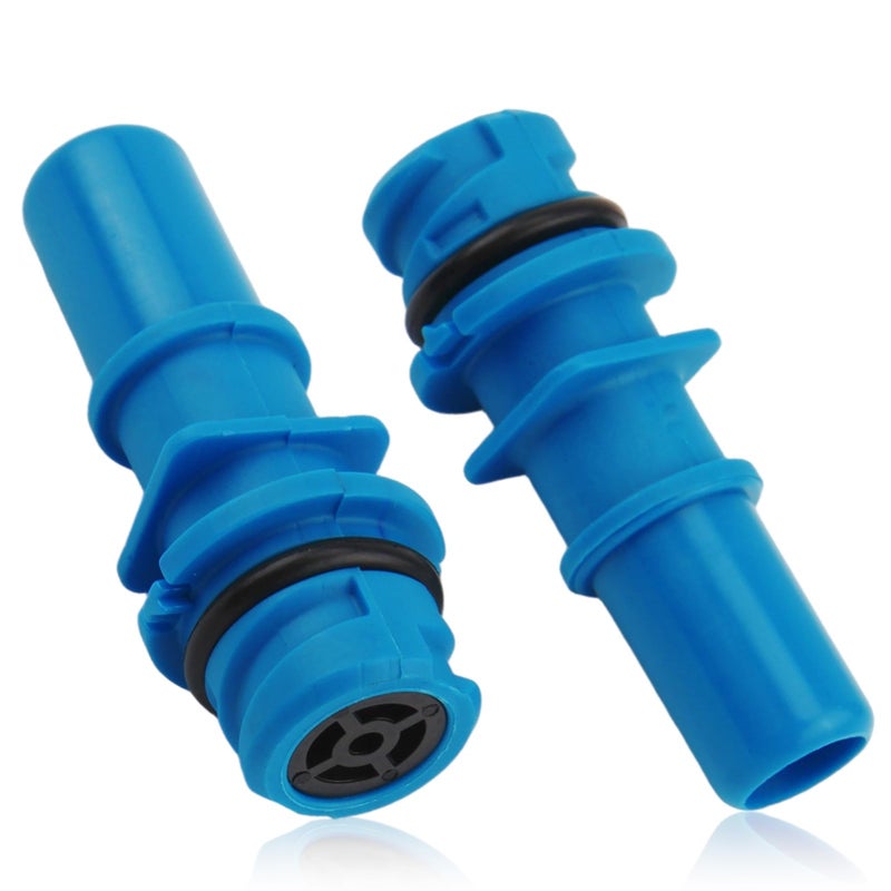 TNJPSEK 7L3Z6A666A PCV Valve Fitting OEM Blue Thermoplastic Exhaust Positive Crankcase Ventilation Valve Compatible with E150 E250 E350 E450 F150 F250 F350 F450 F53 2 Pcs - Image 3