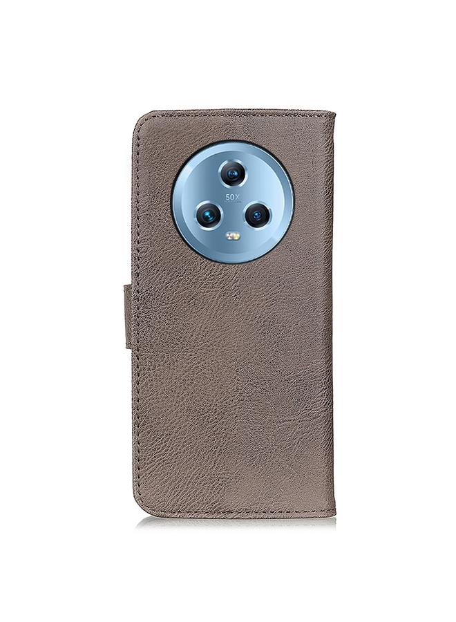 S-TOP Case For Honor Magic5 KHAZNEH Cowhide Texture Horizontal Flip Leather Phone Case - Image 3
