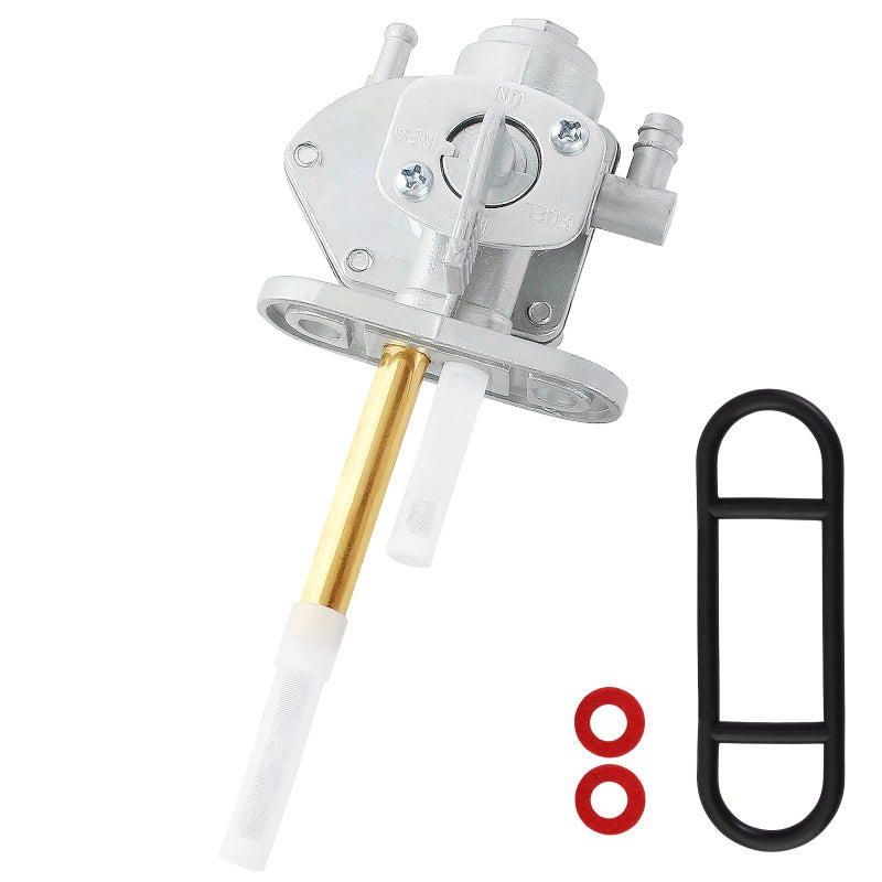 QAZAKY Gas Tank Fuel Petcock Valve Switch Compatible with Suzuki DRZ400 DRZ400E DRZ400S DRZ400SM FZR600 LT80 LT50 LTZ400 LTZ250 Quadsport Quadrunner LTF250 LTF300 King Quad Boulevard S40 Bandit GSF600 - Image 2