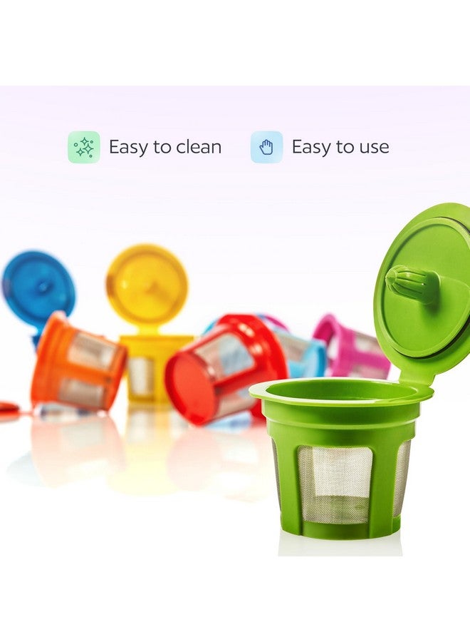 GoodCups 7 Reusable K Cups for Keurig - 7 Colors Refillable Kcups Coffee Filters for Keurig Brewers Family - Image 3