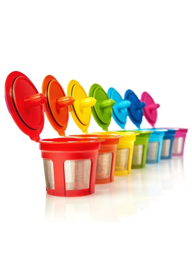 GoodCups 7 Reusable K Cups for Keurig - 7 Colors Refillable Kcups Coffee Filters for Keurig Brewers Family - Image 1
