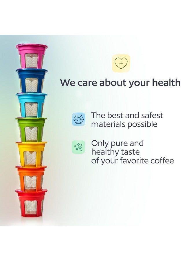 GoodCups 7 Reusable K Cups for Keurig - 7 Colors Refillable Kcups Coffee Filters for Keurig Brewers Family - Image 4