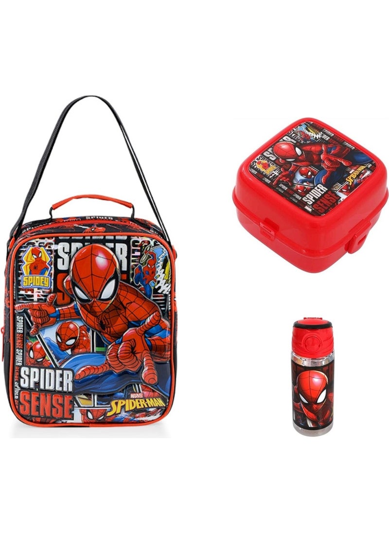 SPIDERMAN طقم صندوق غداء 3 قطع  - Image 1
