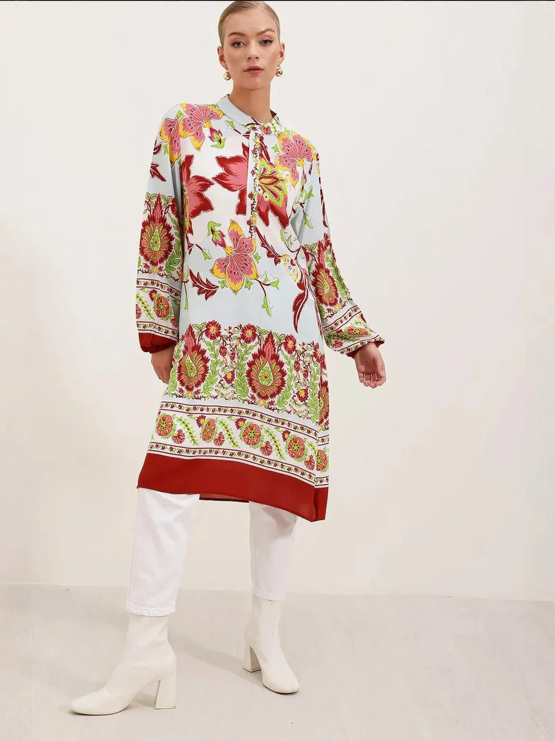 BIG DART BDART Patterned Viscose Dress