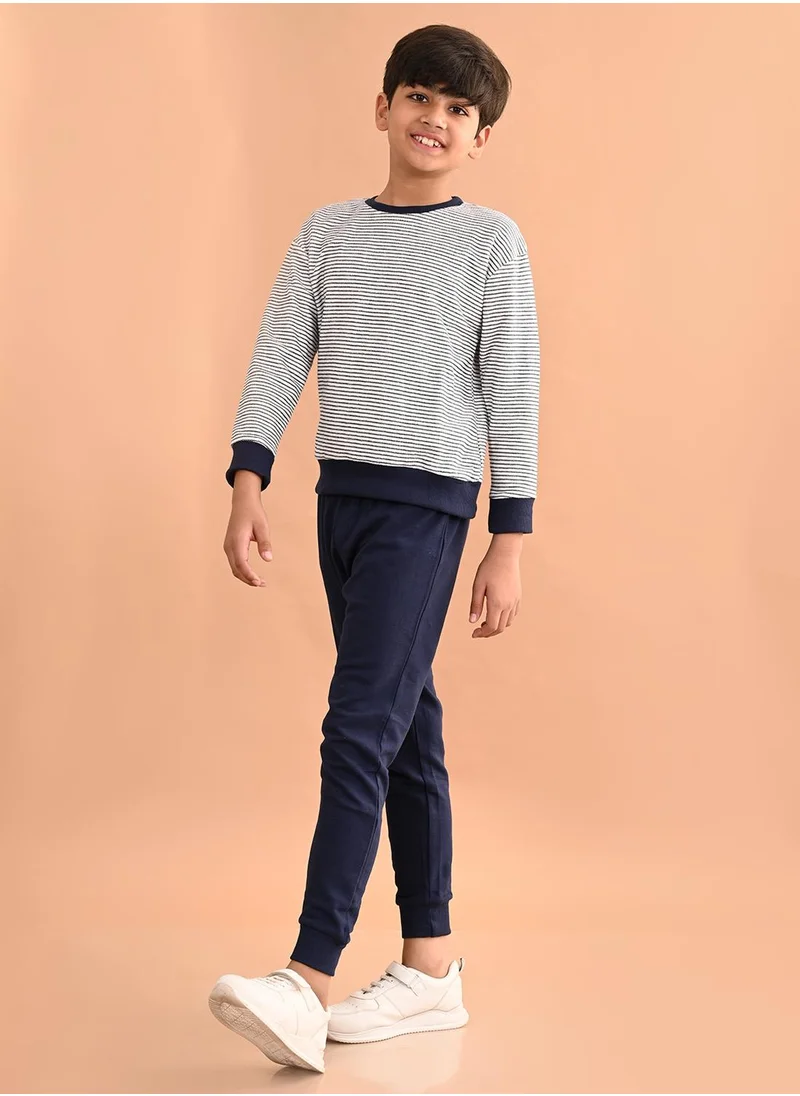 LILPICKS Printed Sweatshirt with Jogger Set