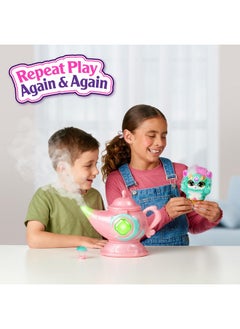 Magic Mixies Magic Genie Lamp With Interactive 8" Plush Toy And 60+ Sounds And Reactions. Reveal A Genie Mixie From The Real Misting Lamp. Gifts For Kids, Ages 5+ - Amazon Exclusive  - Image 3
