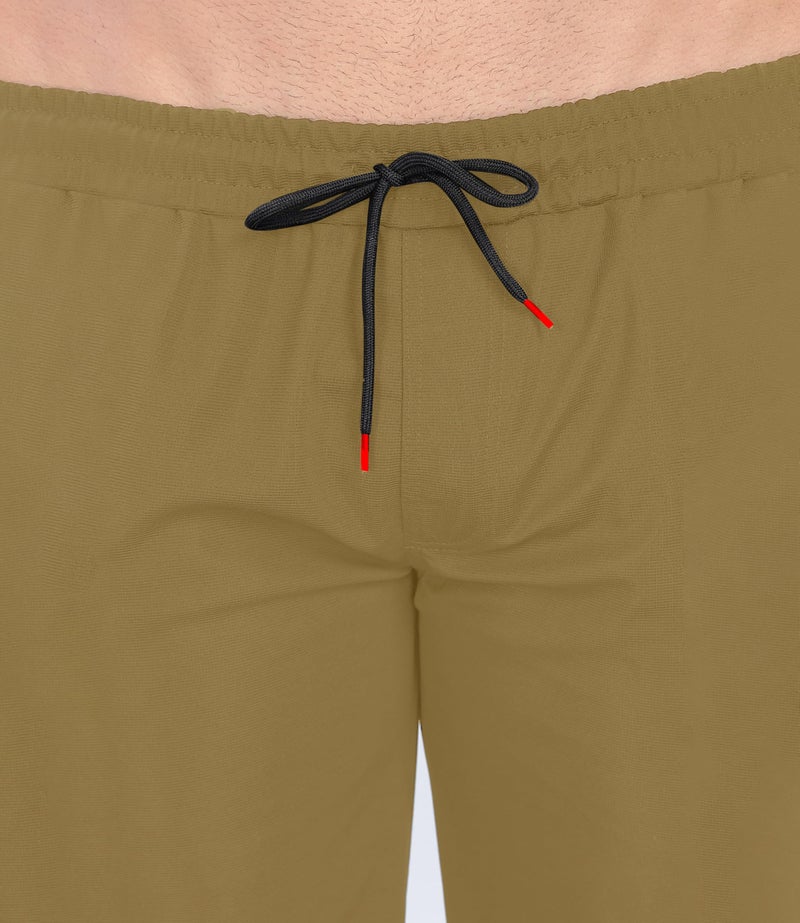 SHODOX® Men's Casual Regular Fit Cargo Trackpant with Drawstring, Elastic Bottom with Side Pockets (Pack of 1) Brown - Image 5