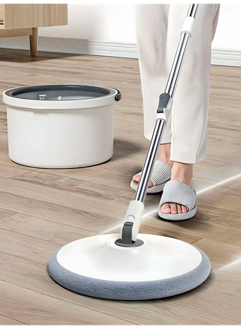 دينكس مجموعة دلو الممسحة – نظام التنظيف الذكي مع التجفيف التلقائي وفصل الماء – مقبض + 2 منشفة ممسحة متضمنة – DX1726 - Image 3