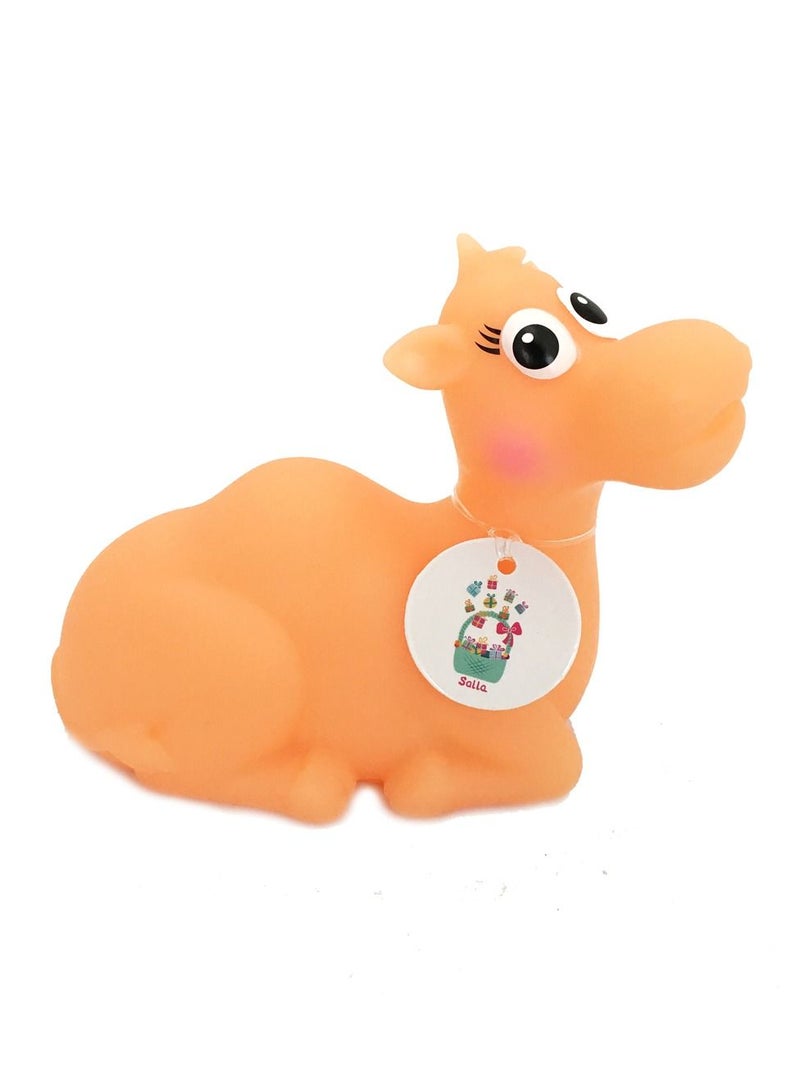 سلة إضاءة ليلية على شكل جمل بألوان متعددة للأطفال 12 في 9 سم - Image 1