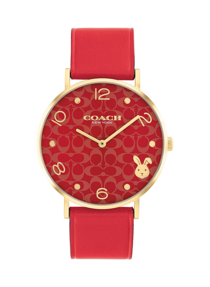 COACH Watches Perry Women's Analog Leather Wrist Watch - 14503977  - Image 1