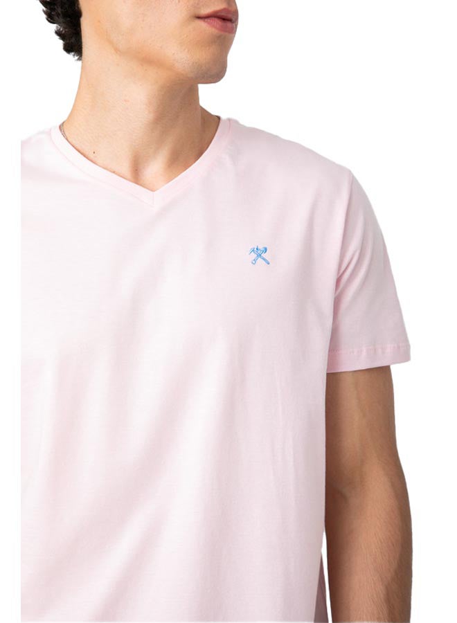 Marco Bergamo VNeck T-Shirt With Logo  - Image 4