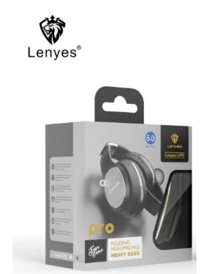 Lenyes LH93 2in1 40mm HIFI 5.0 quality Collapsible headphone over ear wireless stereo headsets - Image 5