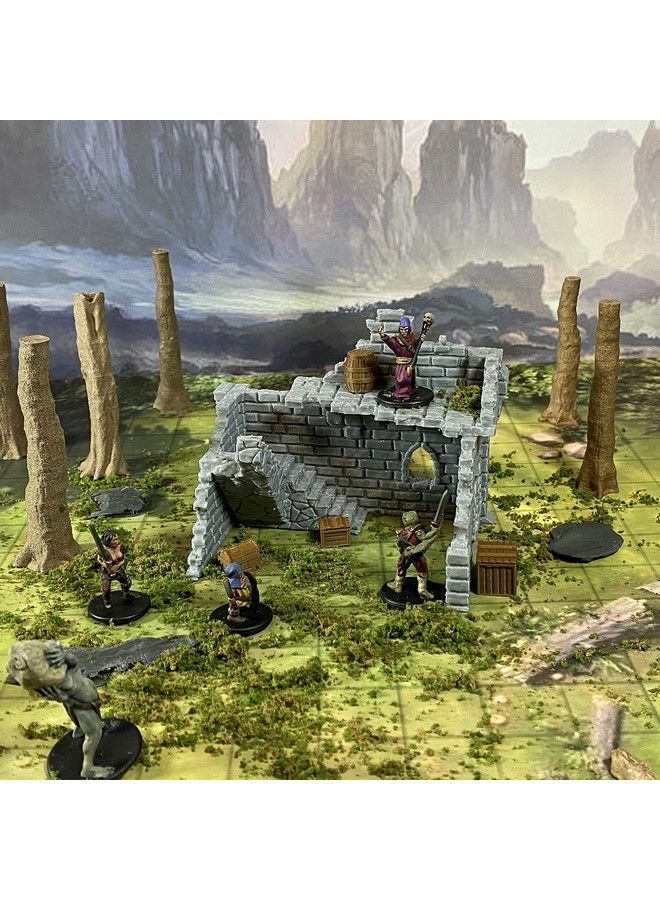 Extruded Gaming Building Ruins Set 3A - Image 4