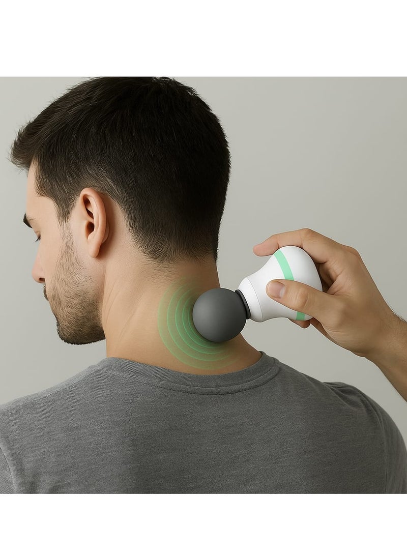 Loquat Mini Rechargeable Personal Massage Device with USB Port – Smart Multi-Function Massager for Muscle Relaxation – Handheld Design with Long-Lasting Lithium Battery – Compact Personal Massager  Vibrati