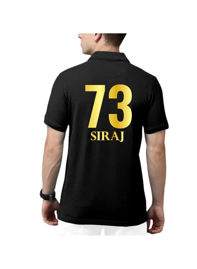 PRINTSHOP4ME Gujarat Cricket Men's Dry-Fit Polo Neck T-Shirt With Cap|Soft&Breathable Sportswear For Cricket Lovers|Wear It For Games - Image 3