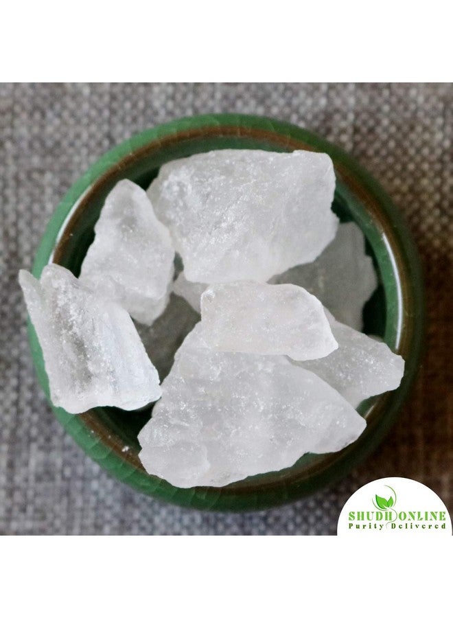 Shudh Online Fitkiri, Solid Alum Stone (250 Grams)-Fitkari Water Purification, Vastu, Shaving - Image 3