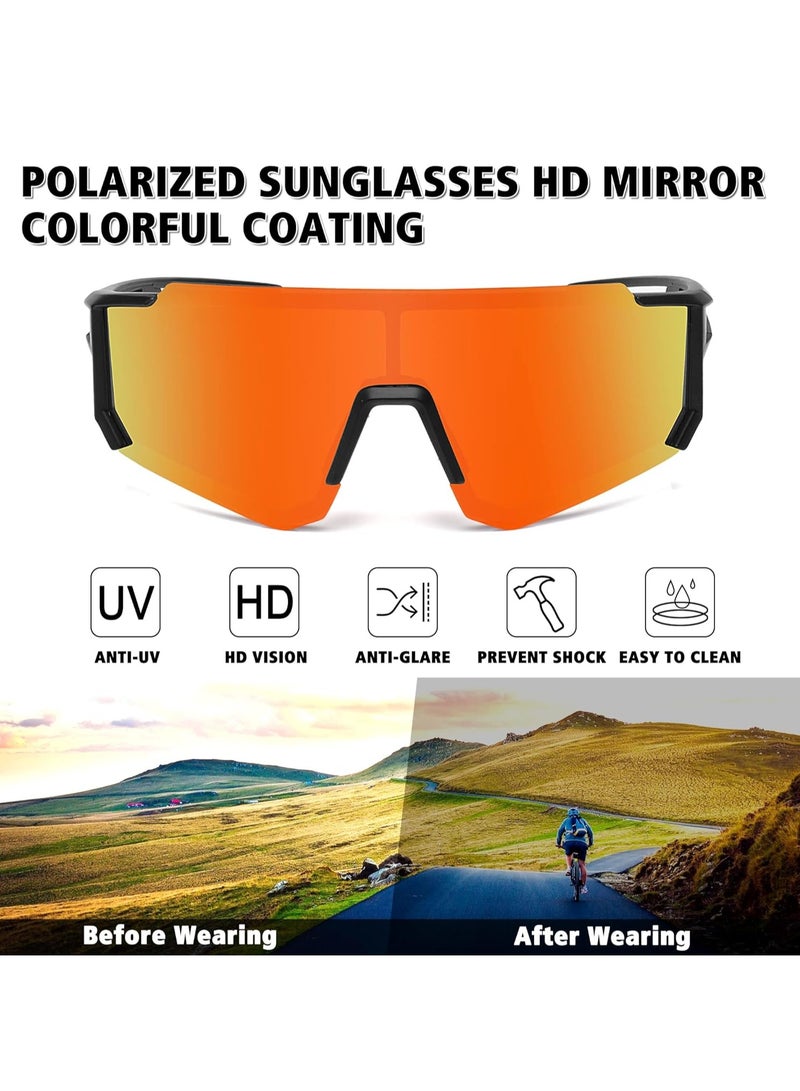 GUDOO Polarized Sports Sunglasses for Men Women,Driving Fishing Cycling Mountain Bike Sunglasses UV400 Protection - Image 5