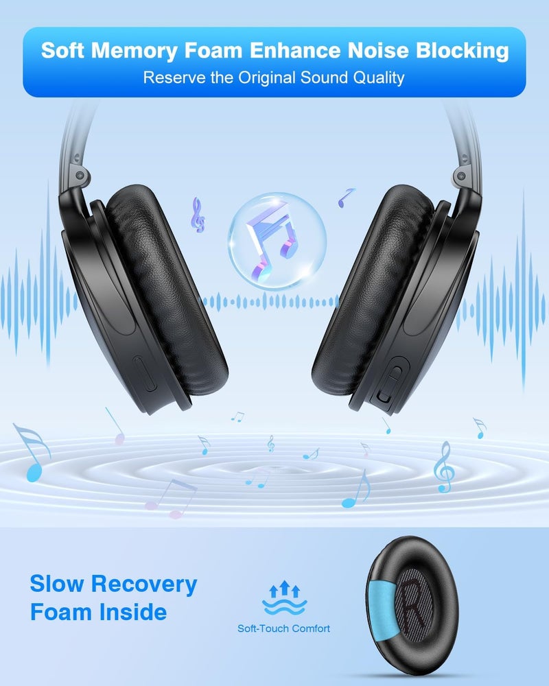 Link Dream Bose Quiet Comfort 35 Replacemen Ear Cushions Kit by Soft Protein Leather Replacement Ear Pad for Bose QC 35/25 / 15 QC2 / Ae2 / Ae2i / Ae2W / Sound Link/Sound True (Black) - Image 3