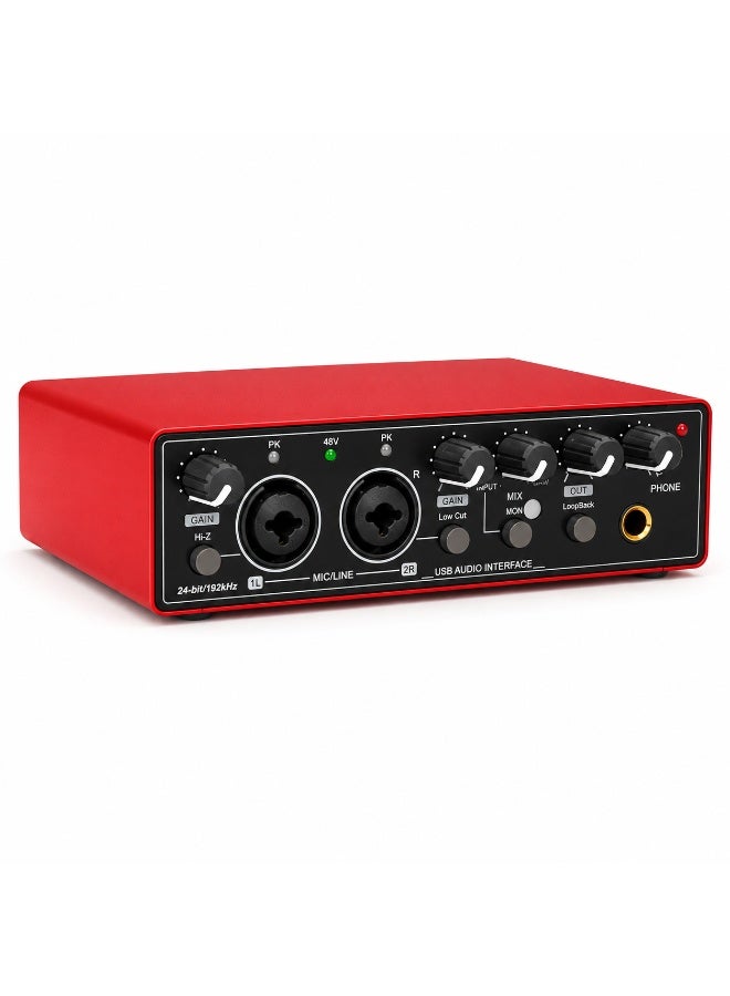 T02 USB External Sound Card Studio Audio Mixer – Live Streaming, Recording, Podcast & Music Production Interface - Image 1