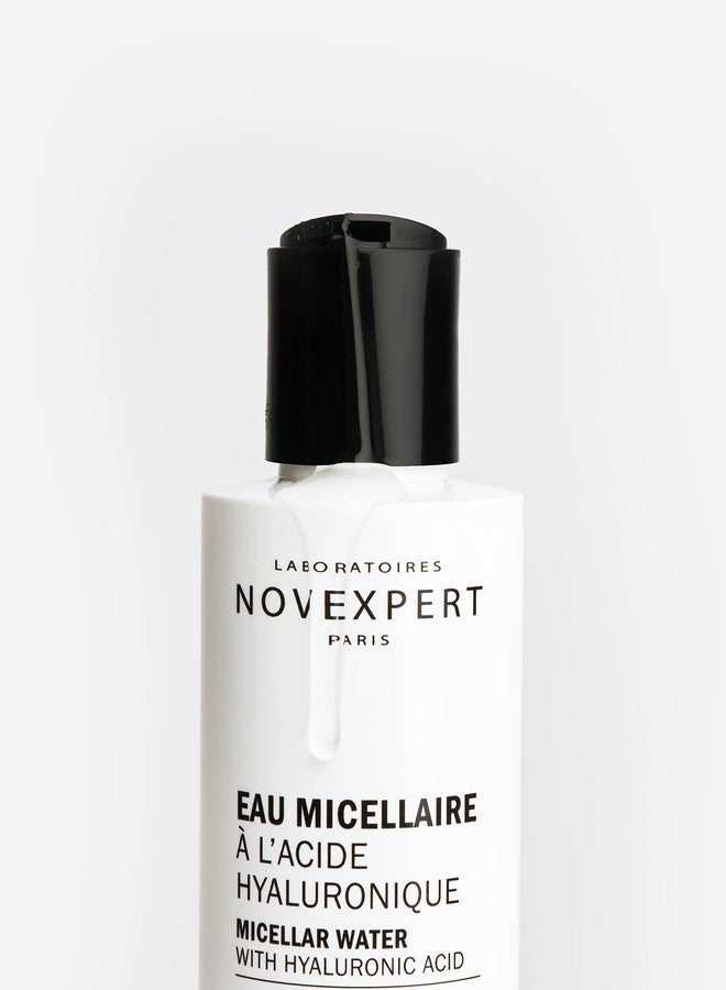 Novexpert Micellar Water Makeup Remover - Anti Aging Facial Cleanser for Women with Hyaluronic Acid - No Rinse Make Up Remover Liquid for All Skin Types - Hypoallergenic and Vegan - 6.7 oz - Image 3