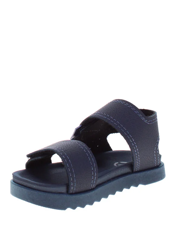 موليكينهو صنادل أطفال أولاد موليكينيو بحزام خلفي كحلي صنع في البرازيل