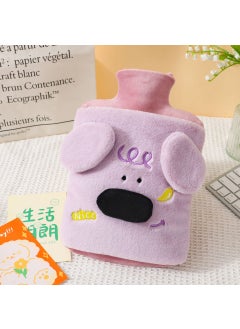 Generic Thickened PVC Hot Water Bag for Winter Hand Warmer Violet 
