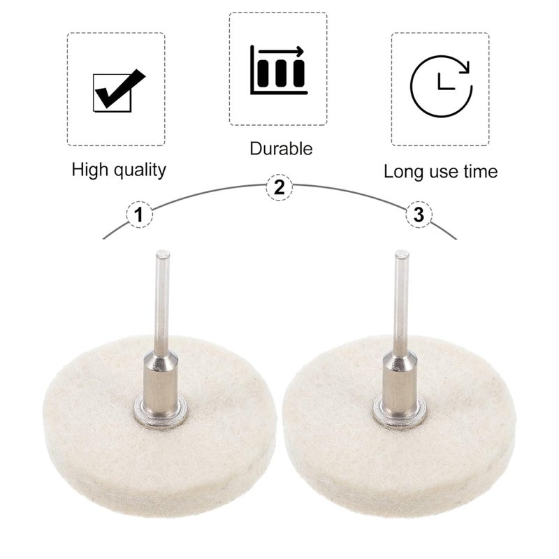 4pcs Wool Polishing Wheels Grinding for Wood Wool Buffing Tools for Rotary Tools for Cleaning and Polishing - Image 5