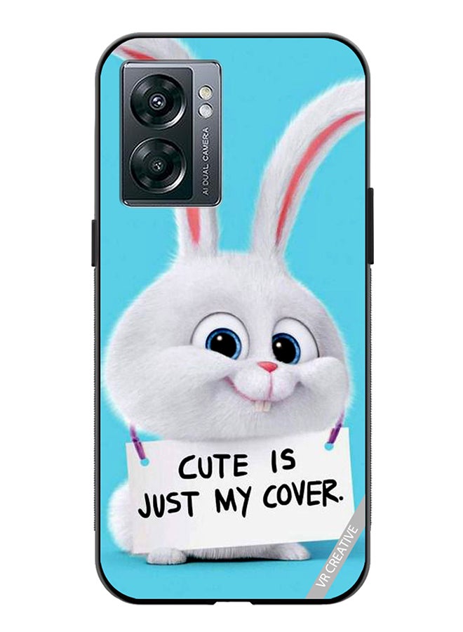 VR CREATIVE Protective Case Cover For Oppo A57 5G Cute Is Just My Cover Design Multicolour - Image 1