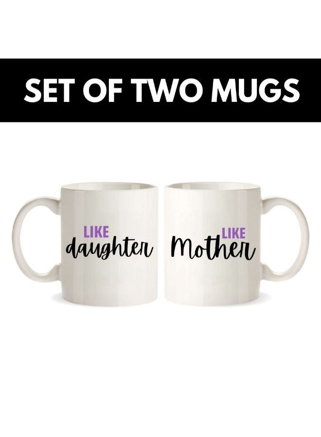 MEC Like Daughter Like Mother Set Of Two Mugs 11oz - Image 1