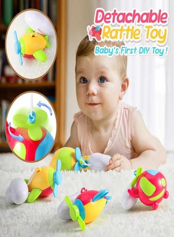 Mini Tudou Musical Baby Crib Mobile Toy with Lights and Music, Star Projector Function and Cartoon Rattles, Remote Control Musical Box with 108 Melodies, Toy for Newborn Sleep - Image 5