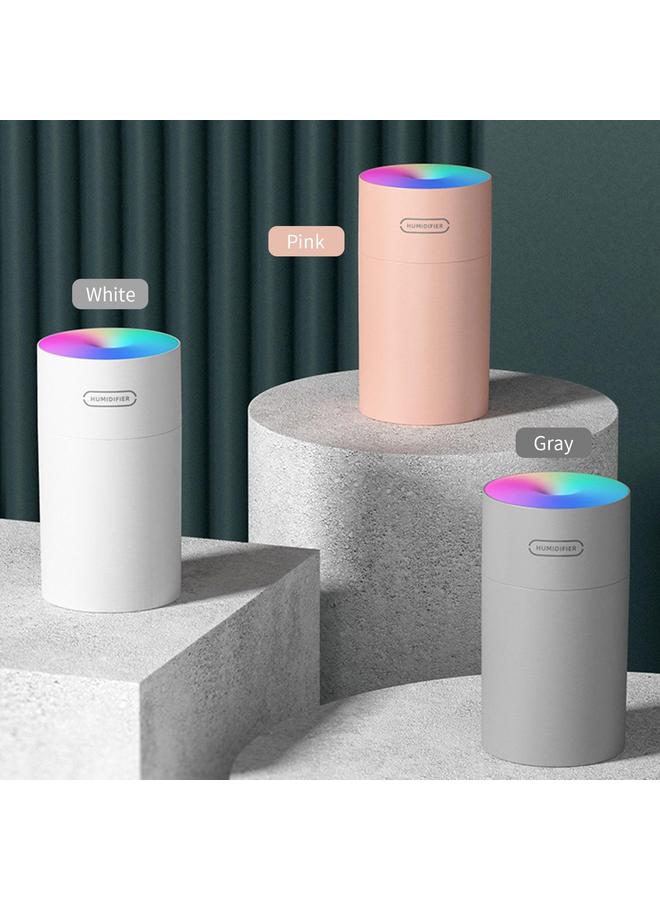 EHOME مصباح ليلي محمول 270 مل هادئ مع إيقاف تشغيل تلقائي مرطب ضبابي للسيارة أبيض 13 سم - Image 2