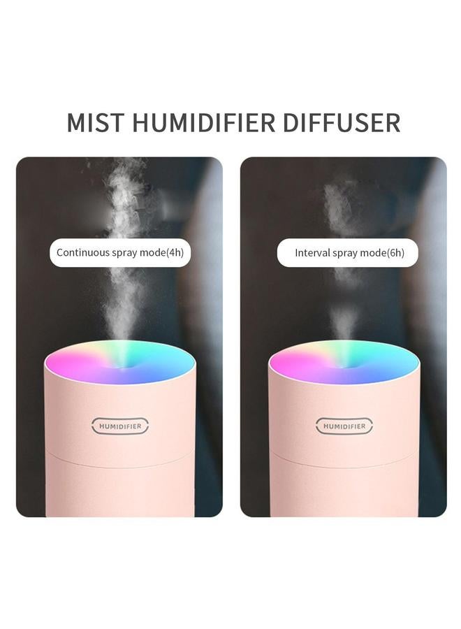 EHOME مصباح ليلي محمول 270 مل هادئ مع إيقاف تشغيل تلقائي مرطب ضبابي للسيارة أبيض 13 سم - Image 3