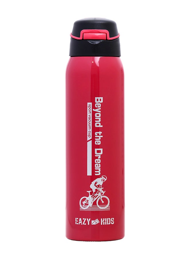 Eazy Kids Double Wall Insulated School Water Bottle - Pink, 500 ML  - Image 1