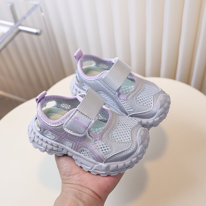Mesh Sneakers Lightweight Flexible Sole Walking Shoes For Kids Indoor And Outdoor Activities - Image 1