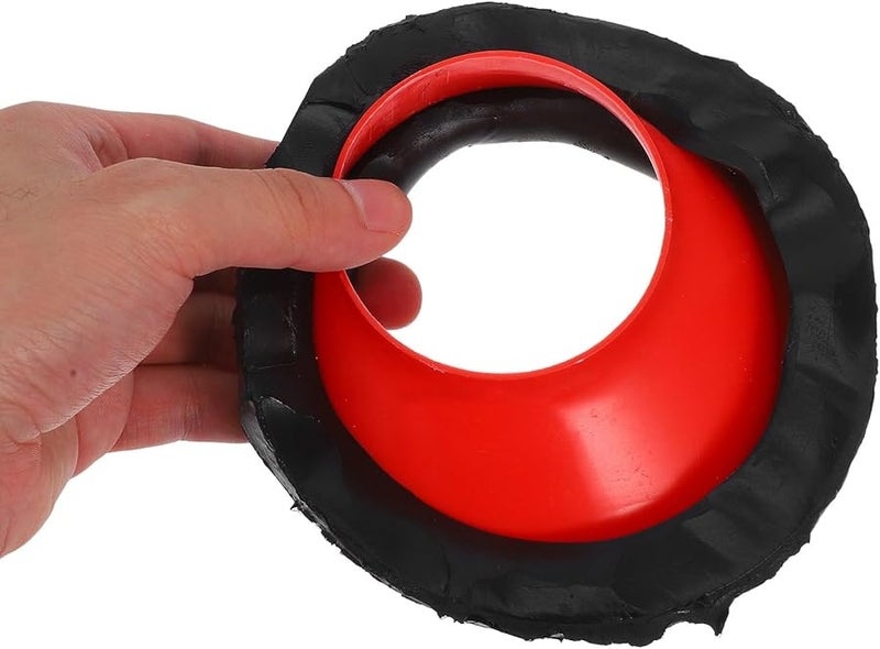 2 قطعة ختم حلقة المرحاض الإزاحة مانع التسرب من المطاط لسهولة إصلاح حوض المرحاض واستبدال الشفة - Image 5