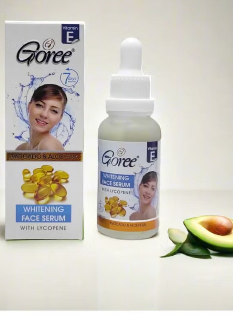 Goree Avocado And Aloevera Whitening Face Serum With Lycopene 30ml - Image 1
