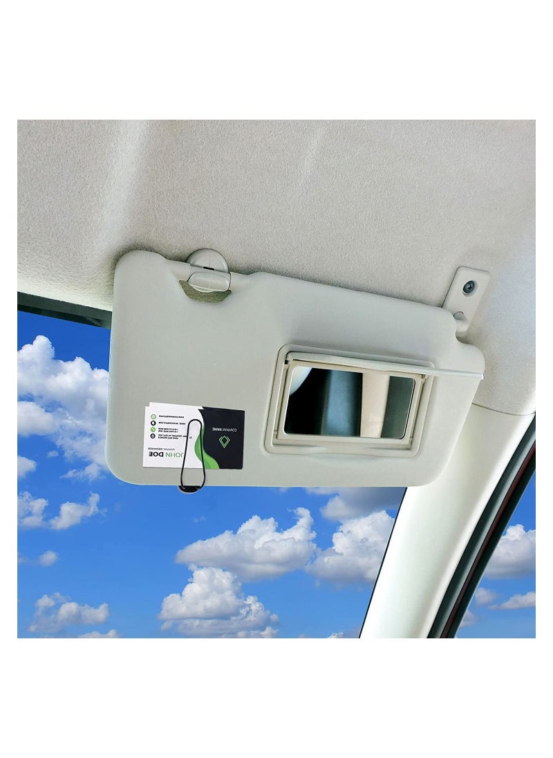 SYOSI - Car Sunglasses Holder Clip Sunglasses Visor Clips Auto Sunglasses Holder for Car Sun Visor Glasses Holder Visor Clip Eyeglasses Mount 2 Pieces - Image 1